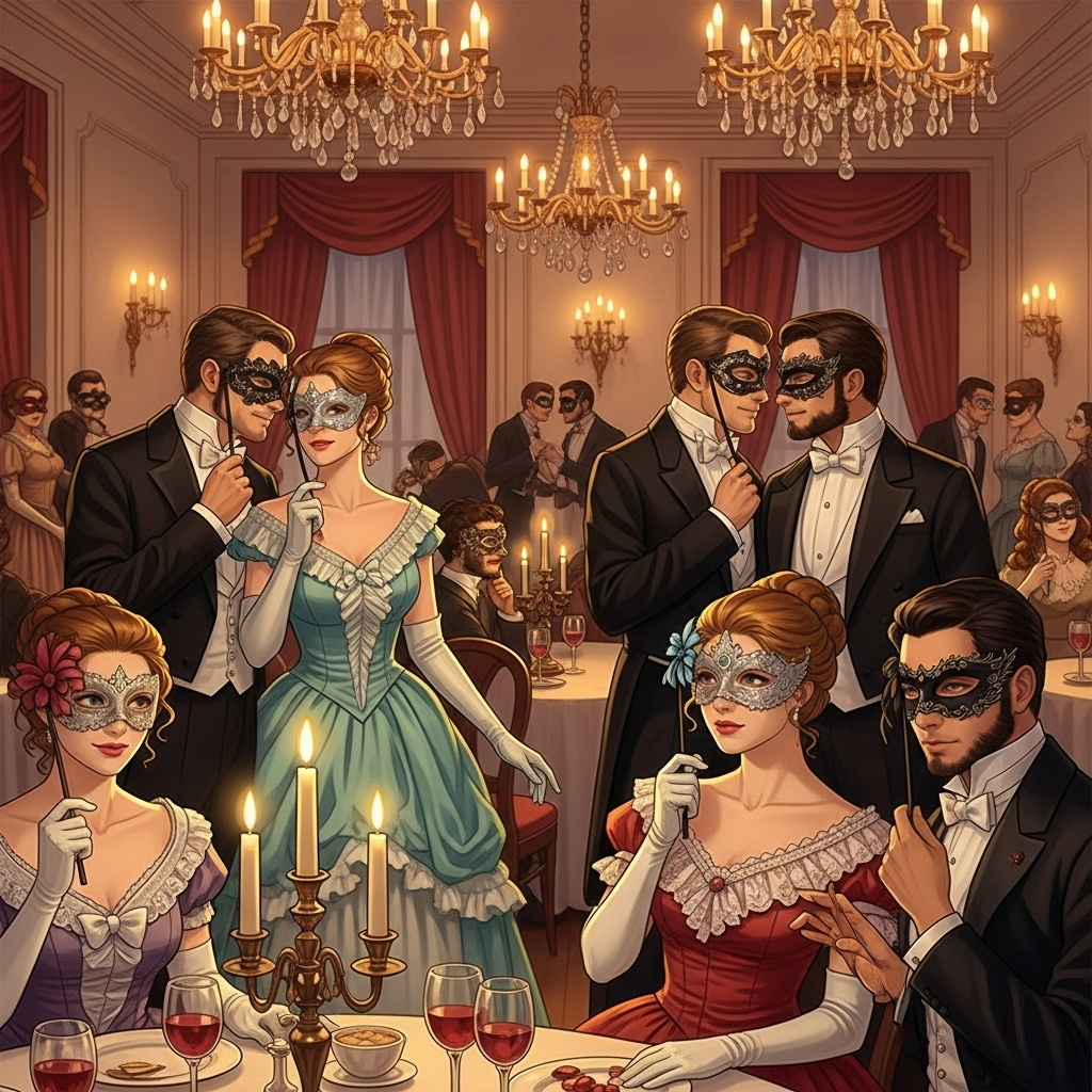 Venetian masquerade masks