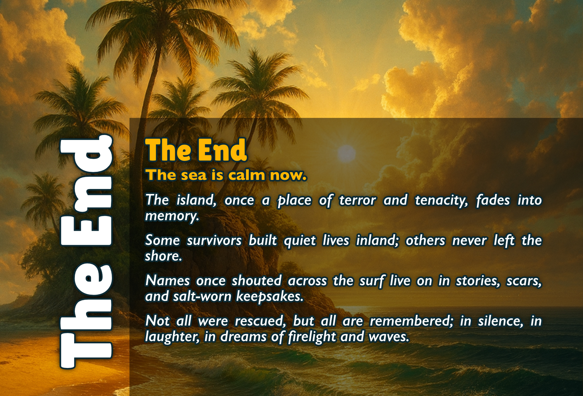 Shipwrecked: The End